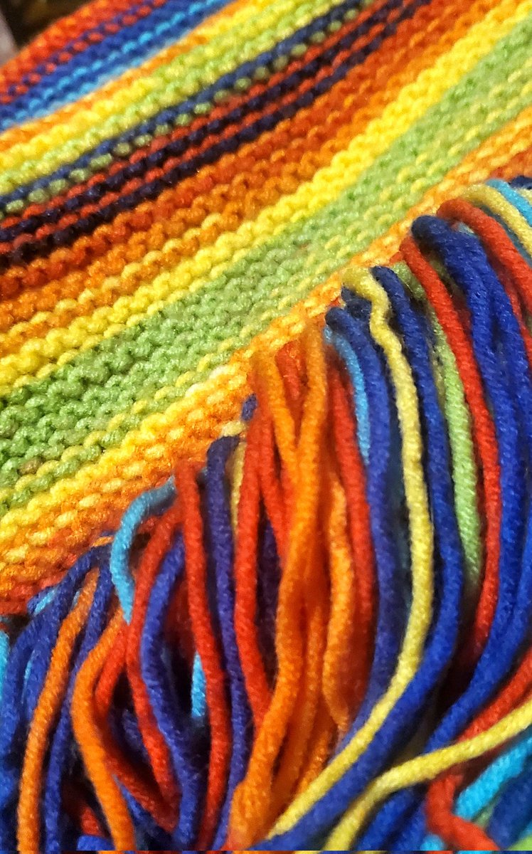 A labour of love in my mums memory. She started it before she died, and today, after three years, I finally finished it. I hope she's looking from somewhere proud as I am no knitter!