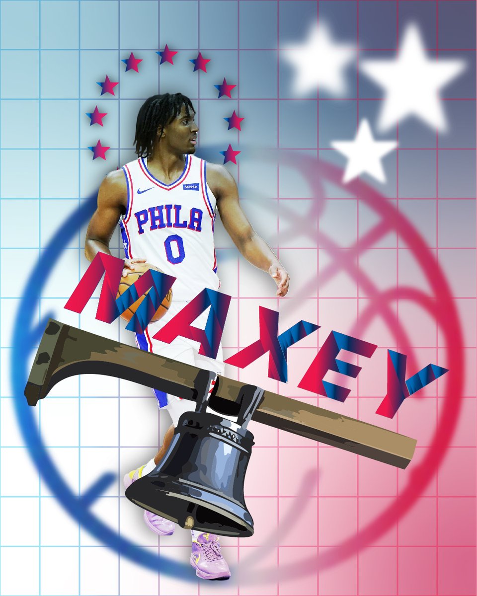 𝐓𝐲𝐫𝐞𝐬𝐞 𝐌𝐚𝐱𝐞𝐲 𝐠𝐫𝐚𝐩𝐡𝐢𝐜 🎨🏀

Had fun learning 3D/compound path techniques to create more active text looks in Adobe Illustrator! #graphicdesign #nba #sixers