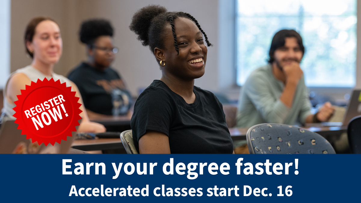 Our accelerated five-week courses could help you earn your degree faster! All students are eligible to apply for financial assistance. #UISedu 

➡️ Learn More &amp; Sign Up: uis.edu/accelerated