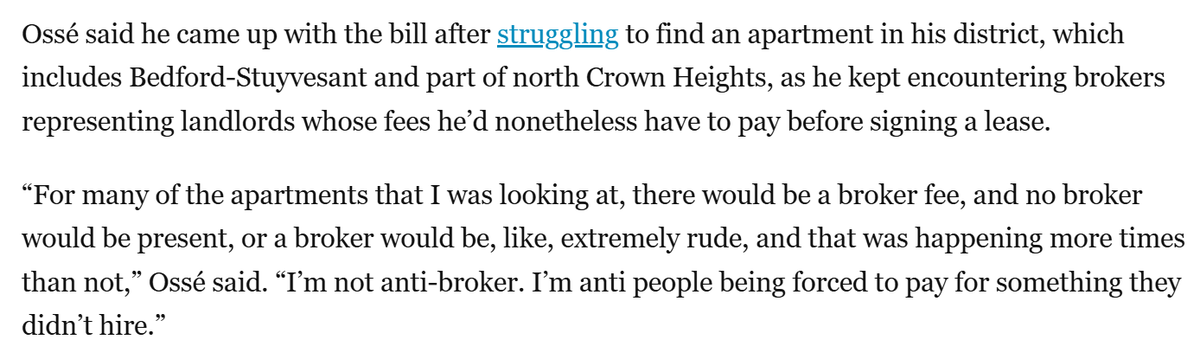 At just 26 years old, Councilmember Chi Ossé is undoubtedly one of the best messengers in the New York City Council.

The end of forced broker fees is near, folks!