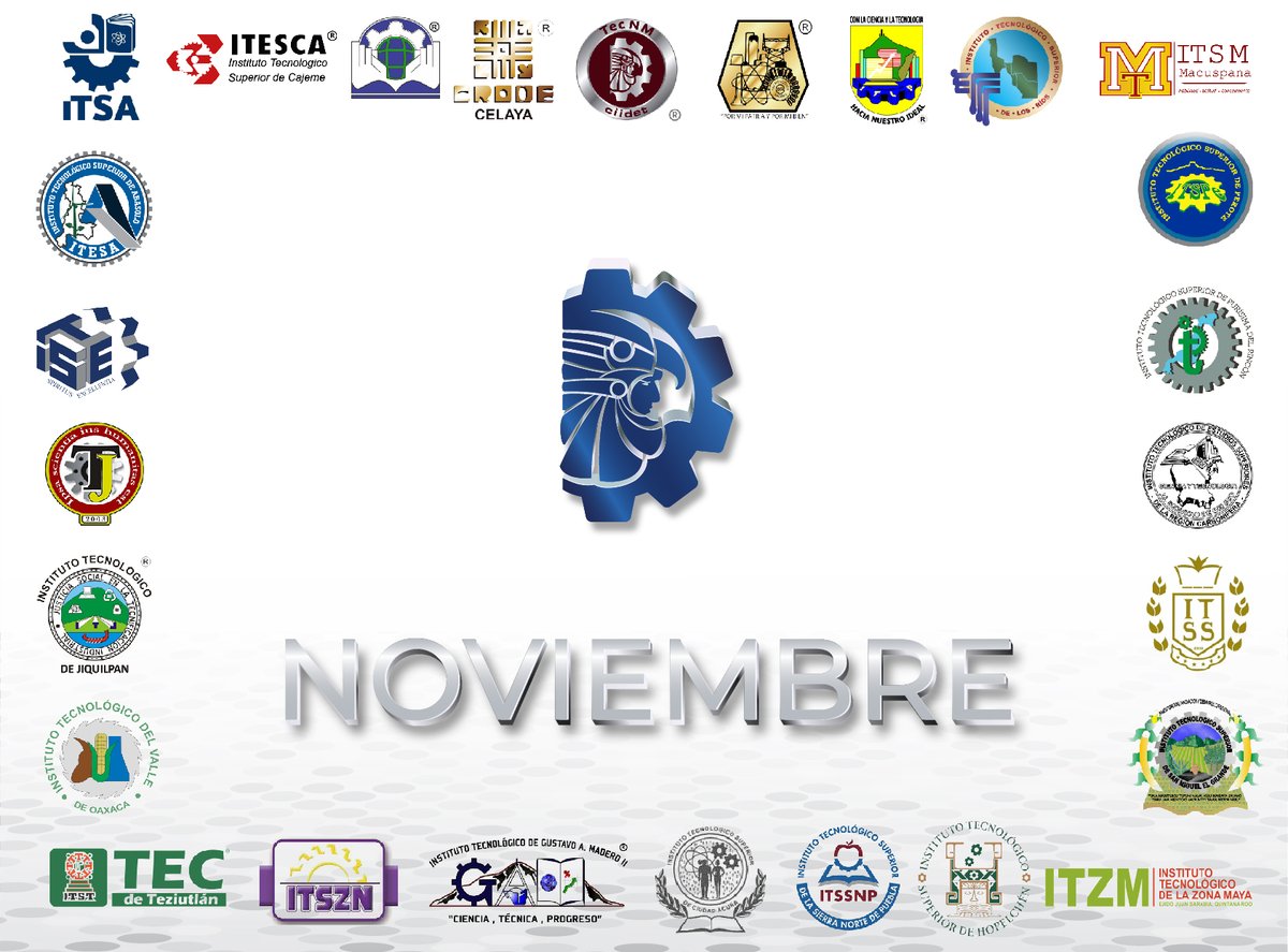 #NuestraHistoriaComienzaAquí
Felicitamos a los Institutos Tecnológicos y centros que festejan su aniversario este mes.

Son #OrgulloTecNM

#FelizAniversario
#TodosSomosTecNM
#SomosTecNM