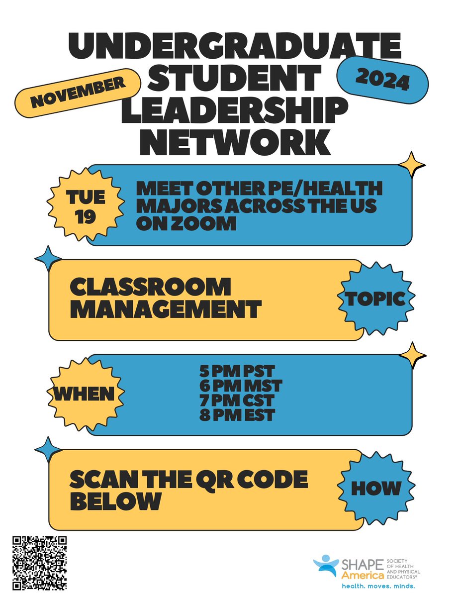 Join our Undergraduate Student Leadership Network on November 19th for a discussion on Classroom Management😃

Info below👇👇👇
