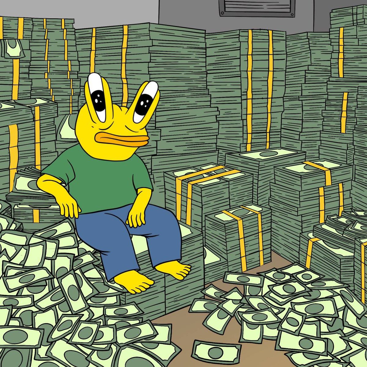 Snibbilions is programmed.

The market chose to send all the memes and soon millionaires will be printed by the crab.