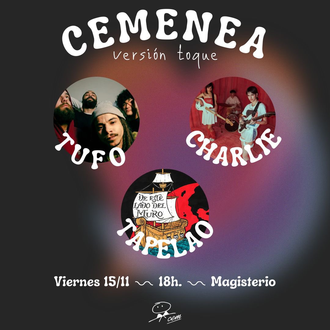 ESTE VIERNES CEMENEA🔥
Nos vemos ahí!! 

🗓️ Viernes 15 de noviembre
⏰ A partir de las 18hs
📌 Magisterio: Soriano y Roxlo