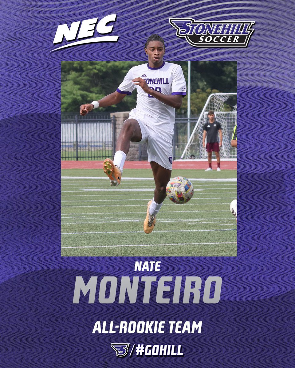 The votes are in 🗳️⚽️

<a href="/stonehillsoccer/">Stonehill Men's Soccer</a> senior Colin Milliken earns @necsports All-Conference First Team while freshman Nate Monteiro makes the All-Rookie Team 🏆👏

#GoHill | #NECMSOC