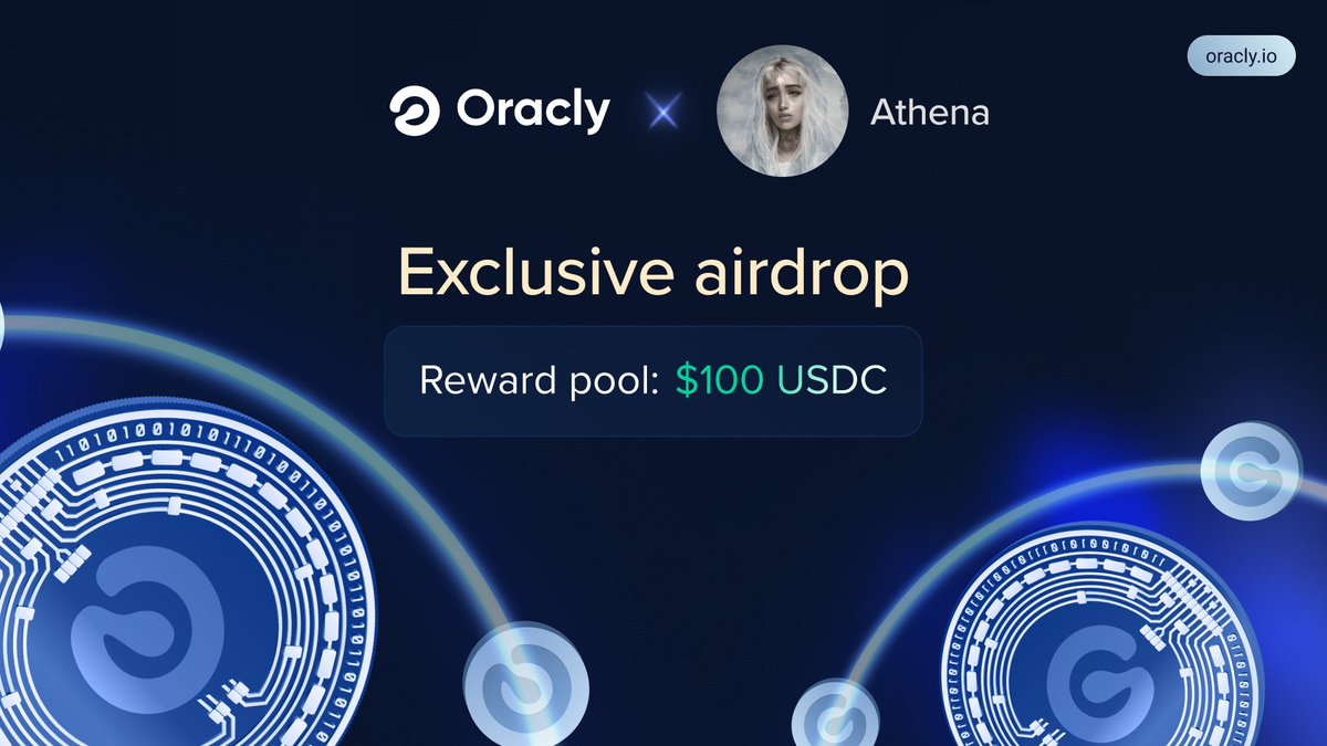 Partnership #Airdrop

I have recently discovered @Oracly_io - a crypto prediction game and betting platform. It allows you to place bets on crypto price movements and win big if your prediction is right.

I will place my bet on $BTC going UP by the end of the month at 3 pm UTC
