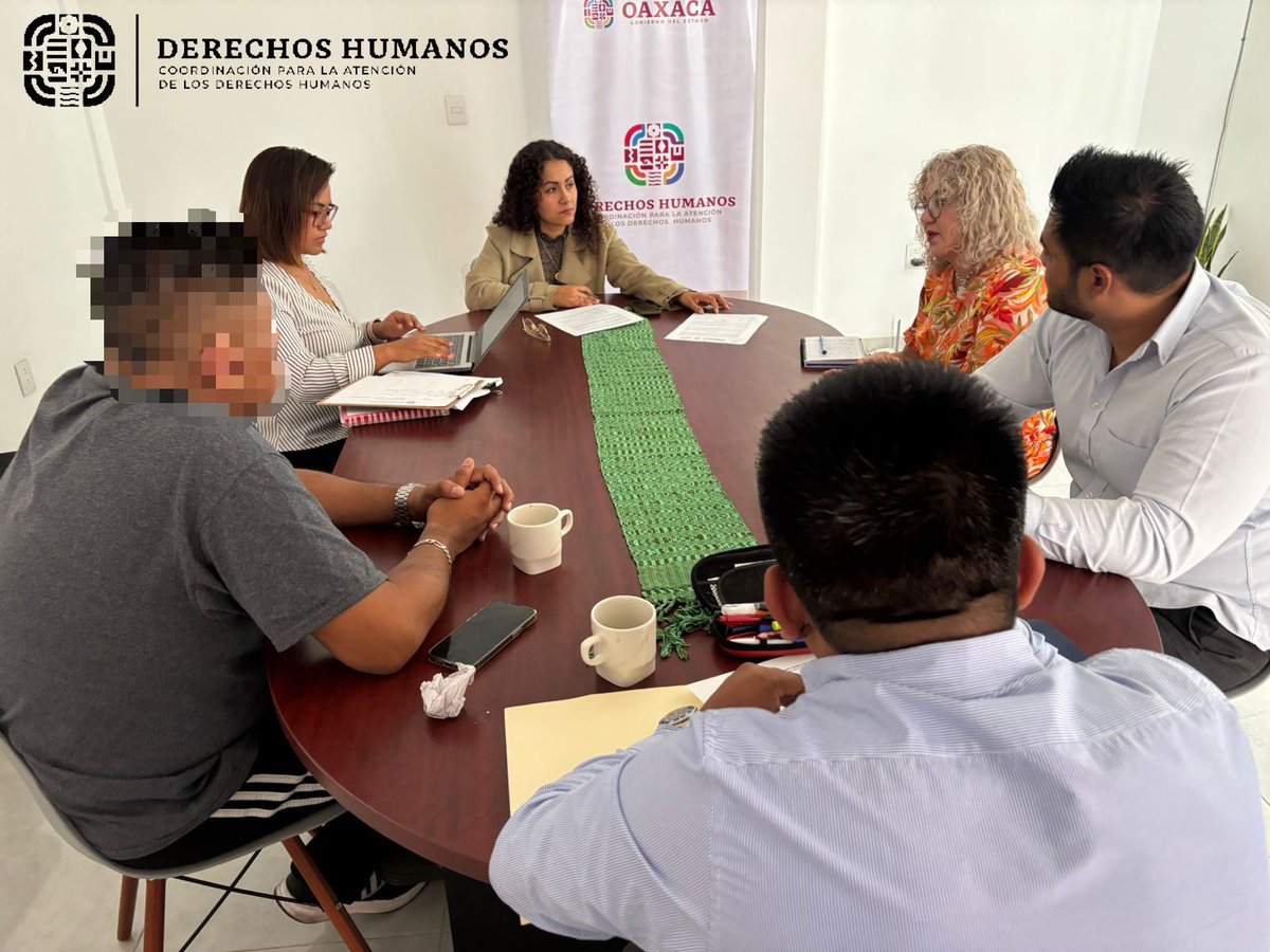 CADH_GobOax's tweet photo. Seguimos trabajando de manera coordinada con la @SEGO_Oax y la #CEEAV, para brindar una atención especializada desde un enfoque de derechos humanos. https://t.co/JBazCbCdIg