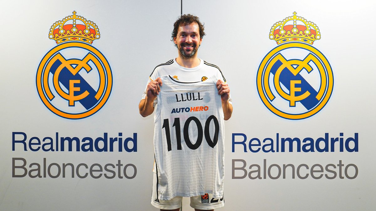 RMBaloncesto's tweet image. 🤍 @23Llull, 1️⃣.1️⃣0️⃣0️⃣ partidos con nuestra camiseta 🤍
#RMBaloncesto