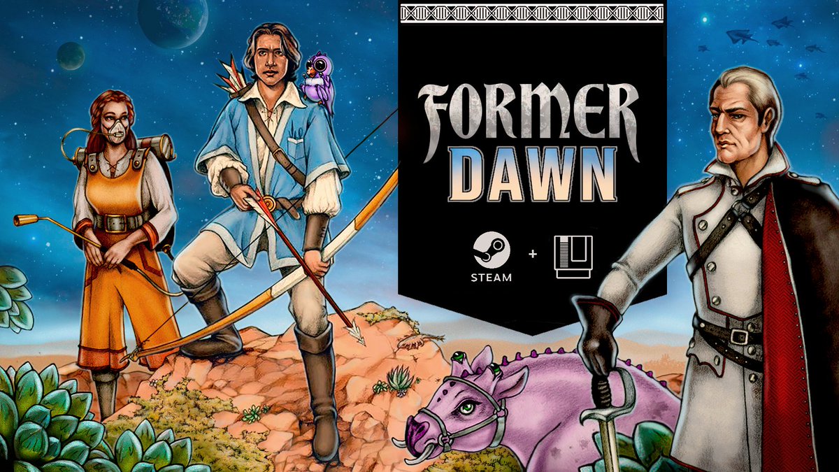 FORMER DAWN IS FULLY FUNDED!  🥳

kickstarter.com/projects/somet…

It's not too late to pledge.  41 hours to go!

Late pledges will be enabled on *some* tiers/items.  Final decisions pending.

Thank you for your encouragement and support.  It means everything to us.

#nes #indiegame