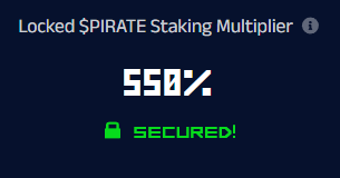 Will continue to stake $PIRATE after S2 ends. Currently having maxed multiplier, haven't sold any token from S1 airdrop.

Remain bullish on <a href="/PirateNation/">Pirate Nation</a> and <a href="/ProofOfPlay/">Proof of Play</a>