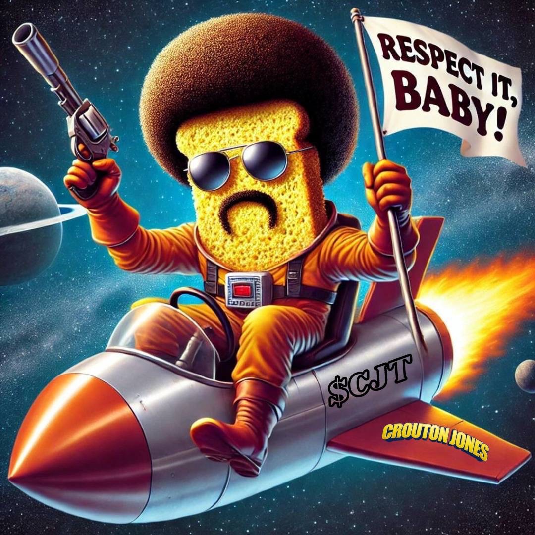 maraoi_'s tweet photo. TL;DR: If youโre ready for laughs, collectibles, and a community with some serious flavor, Crouton Jones has you covered. Join the movement, grab your $CJT, and ride with the smoothest snack in town..
RESPECT IT BABY!!! @CroutonJonesCTO #CroutonJones #RespectItBaby #CJTCommunity https://t.co/XsqeY59LzL