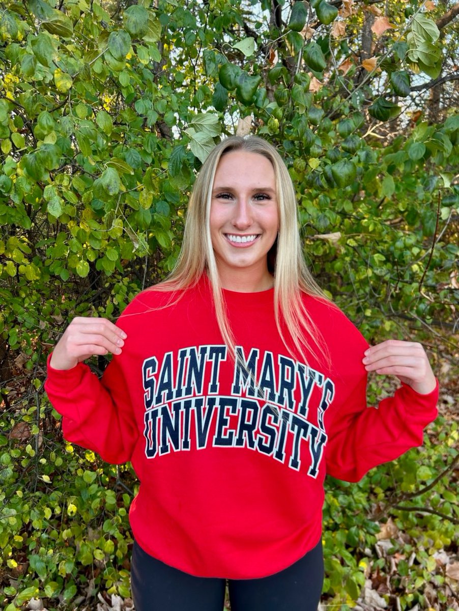 I’m so blessed and excited to announce my commitment to further my education and softball career at St. Mary’s University! Thank you to my family, friends, coaches, and teammates for the support along the way! Thank you to Coach John and Jim Tschida for this opportunity!