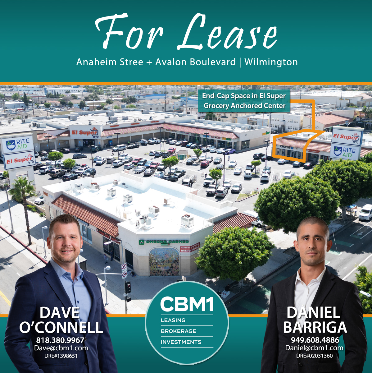End-cap space for lease in El Super Grocery shopping center at Anaheim Street + Avalon Boulevard in prime Wilmington. #cbm1 #cre #retailleasing #retailrealestate #forlease #elsupergrocerystore #endcap #forlease #anaheimstreet #avalonboulevard #wilmington