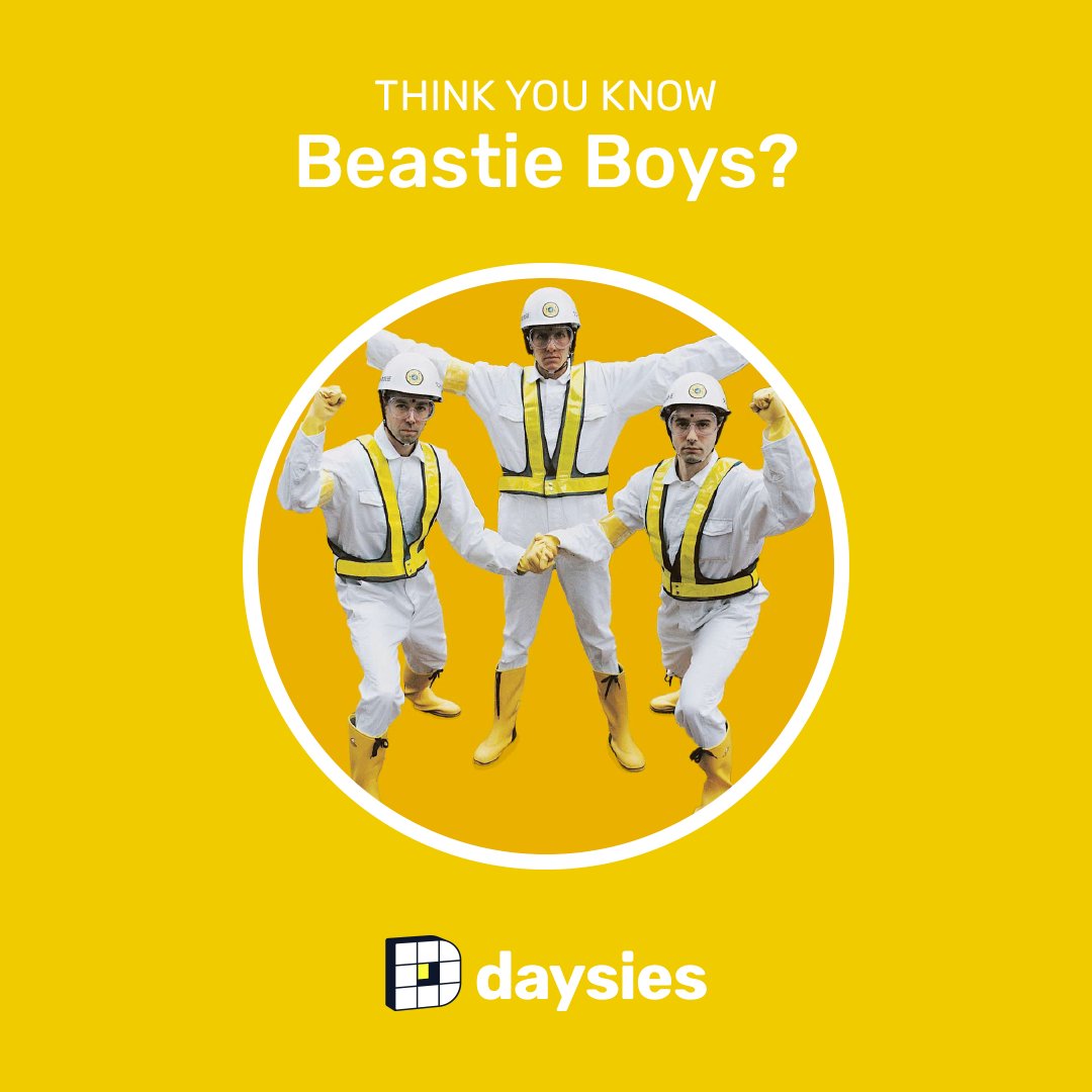 Play <a href="/daysiesgames/">Daysies</a> daily &amp; test your knowledge here: daysi.es/beastieboys