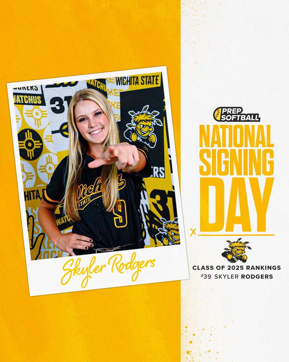 Prep Softball ๐ฅ (@prepsoftball) on Twitter photo It's Official โ๏ธ
Congrats to Skyler Rodgers on signing with Wichita State! #NationalSigningDay <a href="/GoShockersSB/">Wichita State Softball</a> <a href="/skylerrose07/">Skyler Rodgers</a>
More: prepsoftball.com/national/playeโฆ It's Official โ๏ธ
Congrats to Skyler Rodgers on signing with Wichita State! #NationalSigningDay <a href="/GoShockersSB/">Wichita State Softball</a> <a href="/skylerrose07/">Skyler Rodgers</a>
More: prepsoftball.com/national/playeโฆ