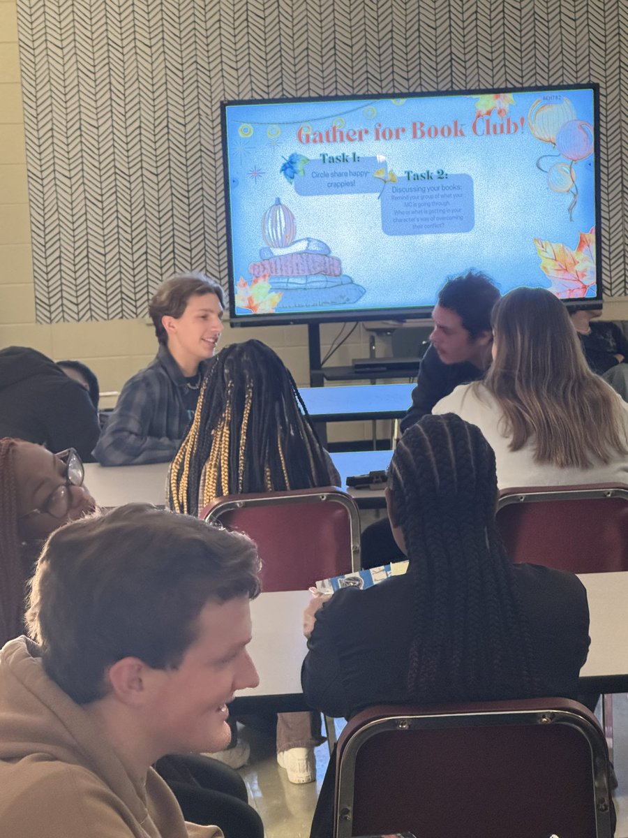Carrie Beth Buchanan (@cbgbuchanan) on Twitter photo Students in Ms. Pieper’s AP Literature class <a href="/PinsonValley/">Pinson Valley HS</a> are sharing their thoughts about their novels during their book club. <a href="/JEFCOED/">Jefferson County Schools</a> <a href="/Jefcoed6_12/">JEFCOED Secondary Curriculum 6-12</a> }ReadWriteTalkThink Students in Ms. Pieper’s AP Literature class <a href="/PinsonValley/">Pinson Valley HS</a> are sharing their thoughts about their novels during their book club. <a href="/JEFCOED/">Jefferson County Schools</a> <a href="/Jefcoed6_12/">JEFCOED Secondary Curriculum 6-12</a> }ReadWriteTalkThink