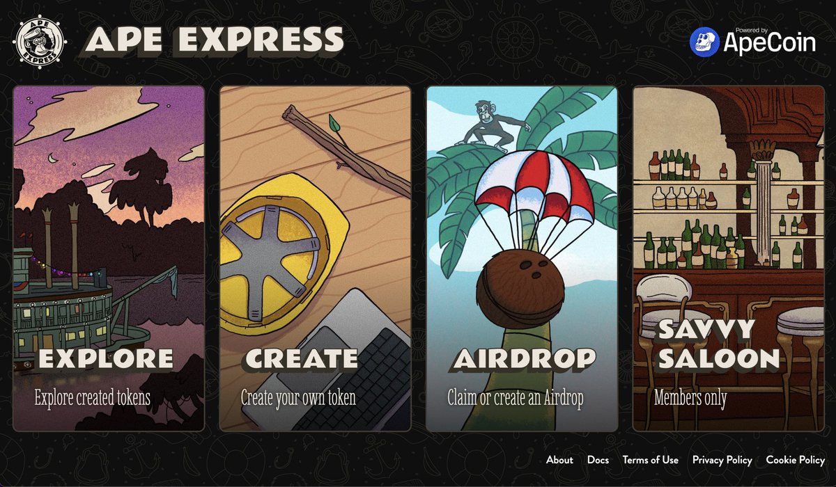 _70la's tweet image. What&apos;s the best? All of these functions are combined into one dApp. You can launch tokens, control liquidity, and interact with your community with just a single click. Ape Express makes Web3 production easier and more accessible than ever before #Dex #BuildOnBlockchain #ApeCoin