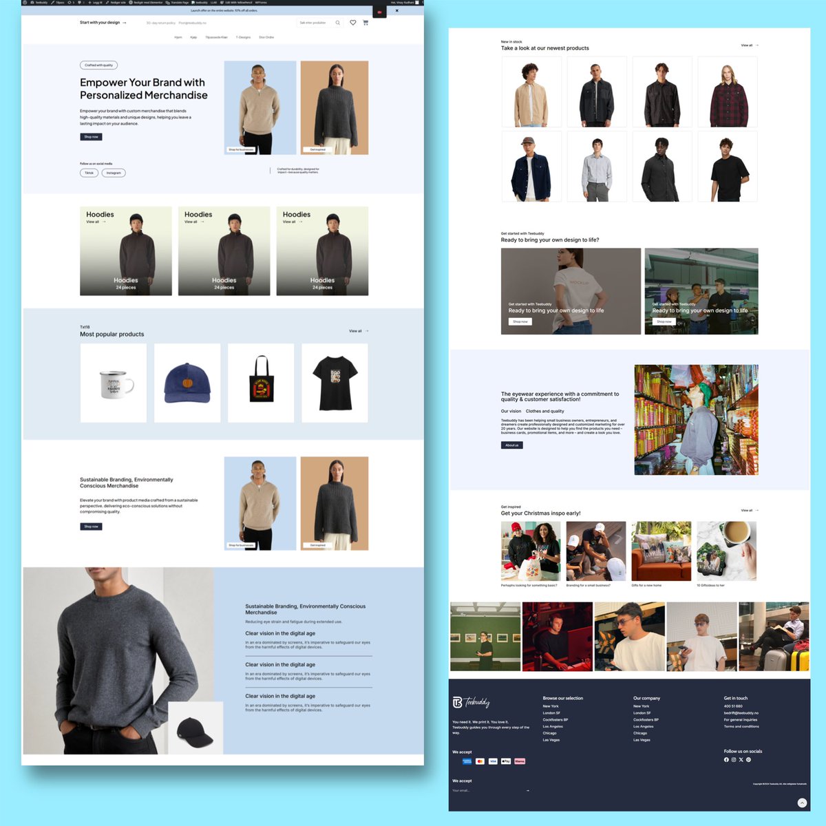 Another Figma to elementor Project Delivered! 

CMS: Wordpress,Elementor
 I'm available for freelance project. Estimate your project at:

Fiverr: lnkd.in/gmwE-76X
Upwork: lnkd.in/gr-jjx6g

#WordPress #Elementor #woocommerce #WebsiteDesign #LandinPage #figma