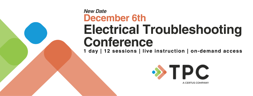 TPCTraining's tweet photo. Mark your calendars for November 8th, 2024 for our Electrical Troubleshooting Conference - a one-day learning event. Join us as our expert instructors delve into 12 critical troubleshooting topics.  

Learn more: https://t.co/niWt3shZlt https://t.co/LaH4G1zLNt