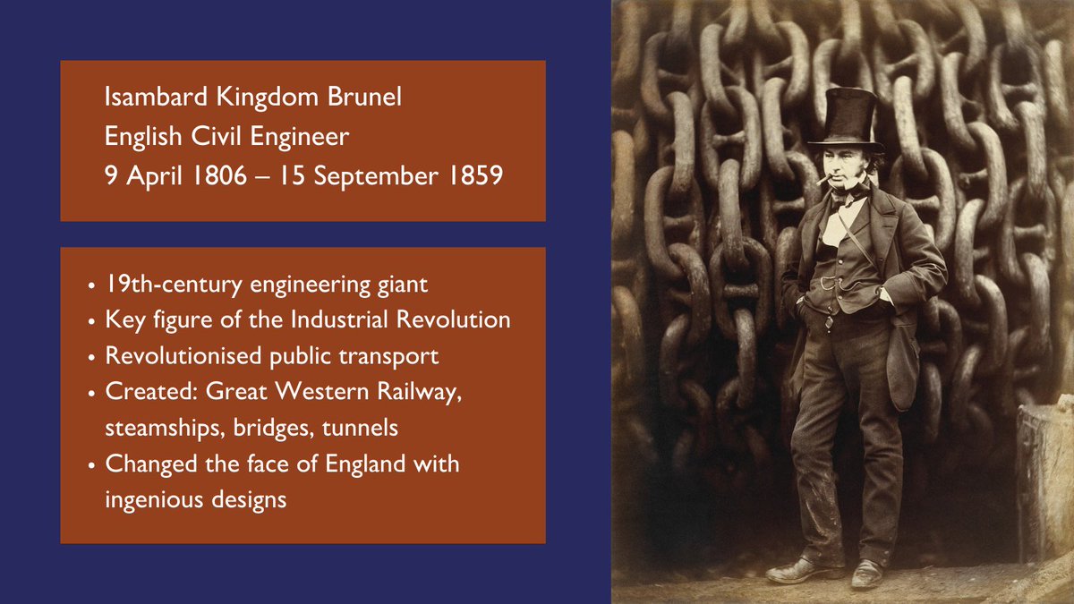 Who’s your favourite engineer? We’ll start:

Isambard Kingdom Brunel.
An English Civil Engineer who revolutionised public transport in the 19th century.

#nationalengineeringday #NED <a href="/RAEngNews/">Royal Academy of Engineering</a>