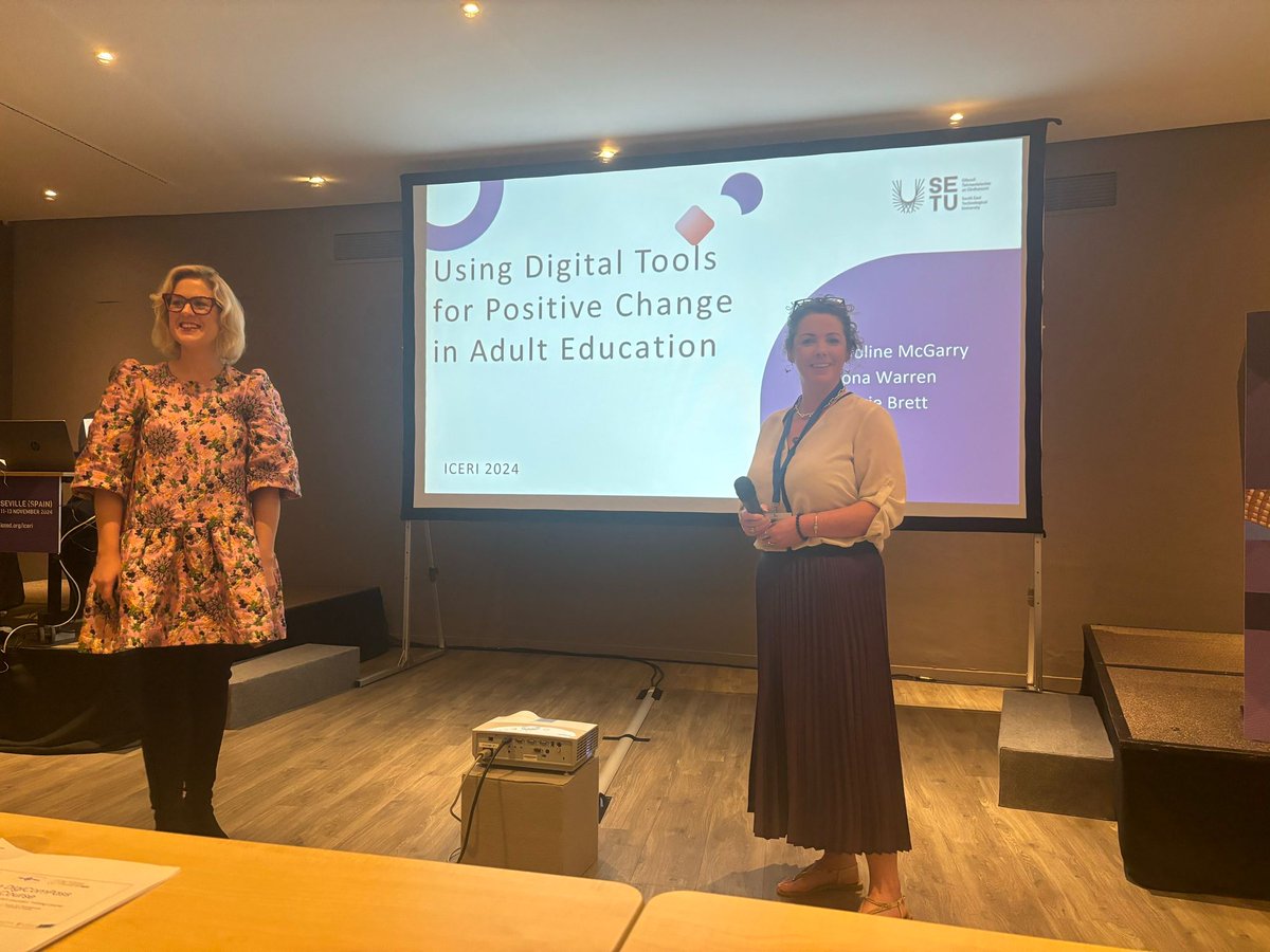 <a href="/ICERI_Conf/">ICERI2025</a> and it's a wrap from <a href="/SETU_Education/">SETU Faculty of Education and Lifelong Learning</a> <a href="/GarryCaroline/">Caroline</a>  and myself. What a great experience.