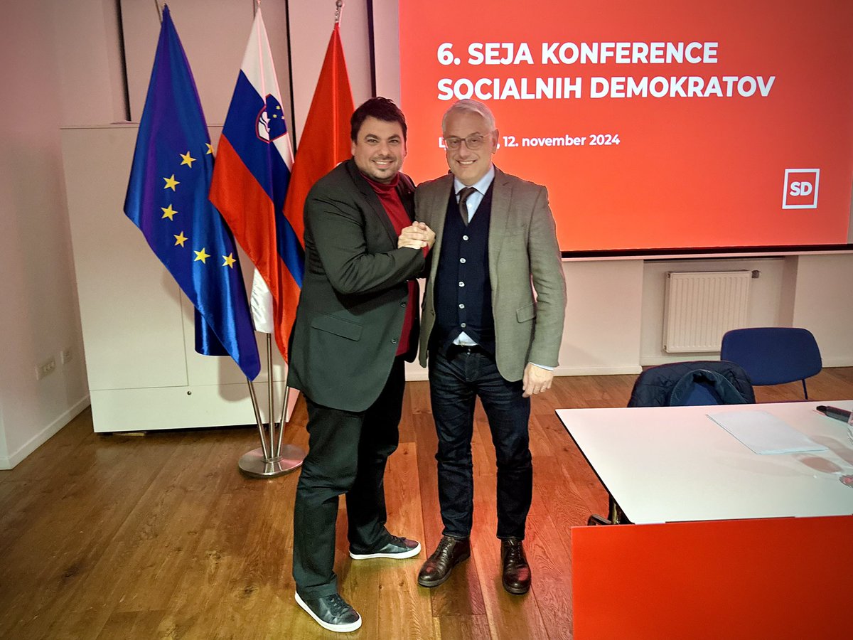 Socialni demokrati (@strankasd) on Twitter photo #KonferencaSD, najvišji organ stranke med dvema kongresoma, je izvolil <a href="/JernejStromajer/">dr. Jernej Štromajer</a> za novega predsednika Konference Socialnih demokratov ter podpredsednico Mijo Javornik. Iskrene čestitke in uspešno delo! #KonferencaSD, najvišji organ stranke med dvema kongresoma, je izvolil <a href="/JernejStromajer/">dr. Jernej Štromajer</a> za novega predsednika Konference Socialnih demokratov ter podpredsednico Mijo Javornik. Iskrene čestitke in uspešno delo!