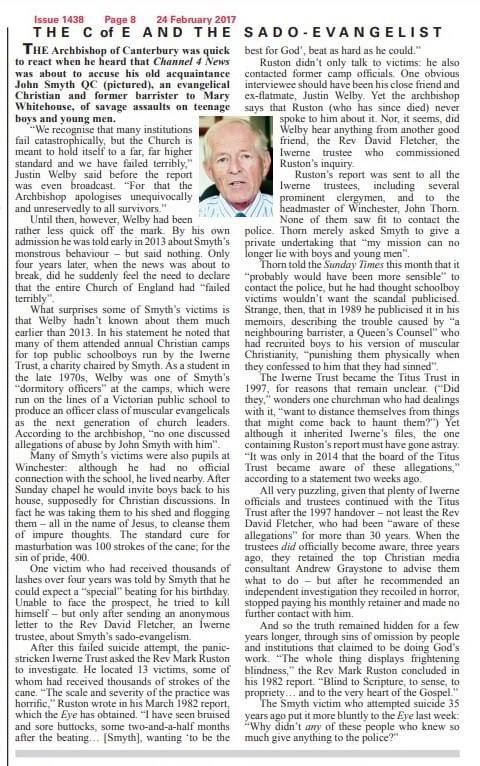 Eye report of the Archbishop and the abuser back in 2017.