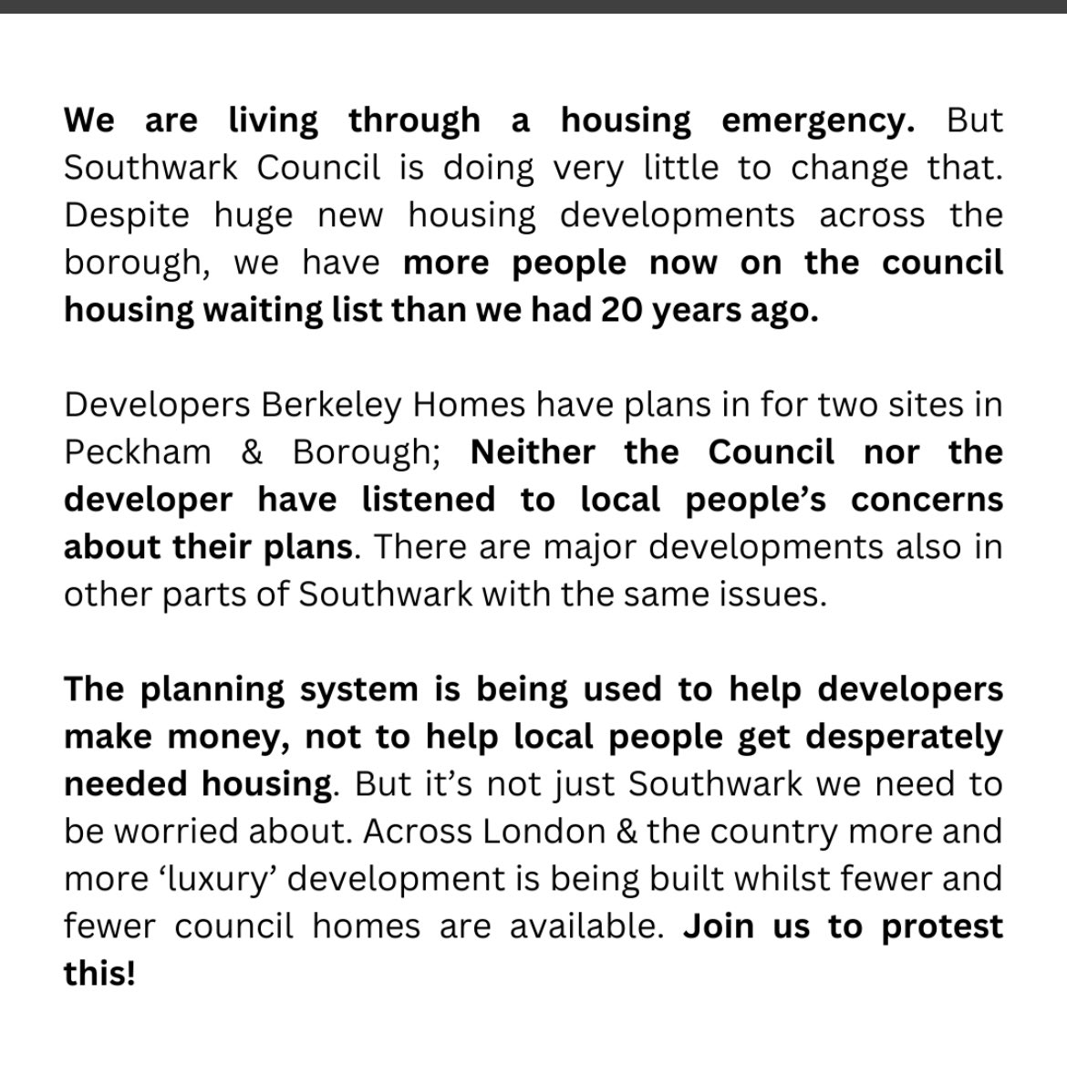 We are angry and dismayed we fought down harmful developments in 2022 has the council learnt nothing !!!