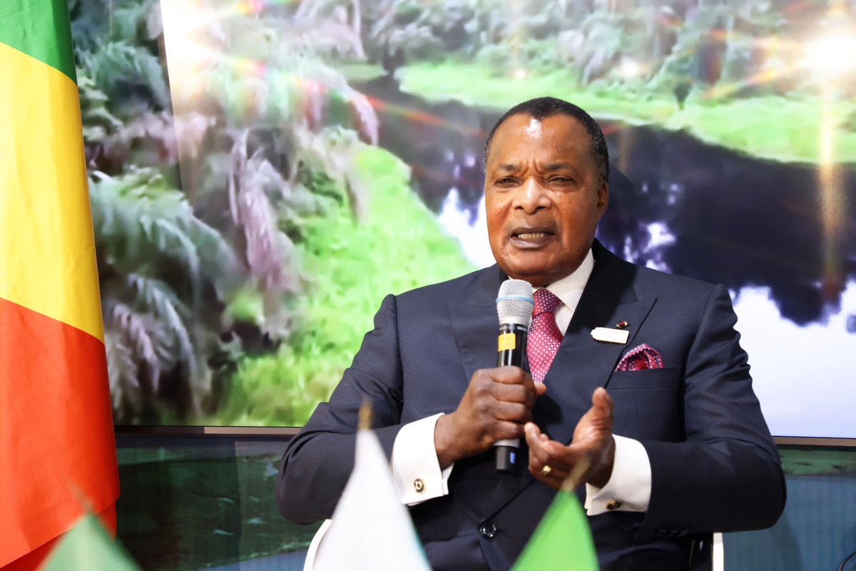 PR_Congo's tweet photo. Cérémonie de dédicace, par le président @SassouNGuesso_ du livre de présentation des ressources naturelles du Congo. 

Bakou, le 12 novembre 2024 https://t.co/zIC1jBdKrp