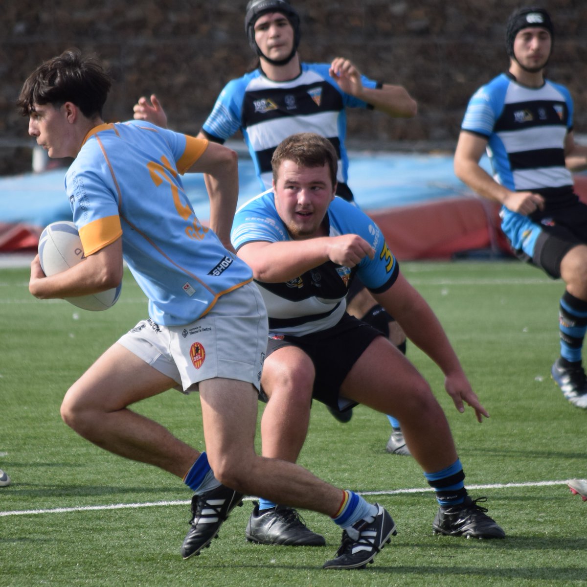 Selvng's tweet photo. 🏉 S18 Aquest dissabte el SEL visitava el CNP a la Marbella. Com sempre un partit molt disputat i on el SEL tot i anar sempre per sota en el marcador va collar molt a l'equip contrari. https://t.co/dULYY9i5xv