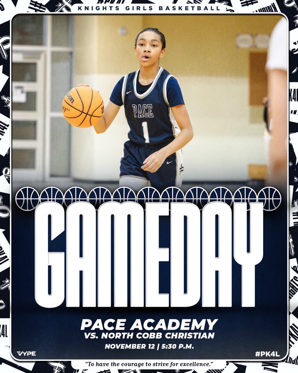 Pace Athletics (@paceknights) on Twitter photo π Game Day
π North Cobb Christian
βοΈ 5:30 P.M.
#PK4L
β
<a href="/PaceKnights_GBB/">Pace Academy Girls Basketball</a> <a href="/CoachKBarlow/">Keydrick Barlow</a> <a href="/KyleSandy355/">Kyle Sandy</a> <a href="/PrepHoopsGA/">Prep Hoops Georgia</a> <a href="/scoreatlanta/">SCORE Atlanta</a> <a href="/OntheRadarHoops/">Shun Williams</a> <a href="/OfficialGHSA/">GHSA</a> <a href="/HoopSeenGA/">HoopSeen Georgia</a> <a href="/AJCsports/">AJC Sports</a> <a href="/WSBTVsports/">WSB-TV Sports Zone</a> <a href="/11AliveSports/">11Alive Sports</a> <a href="/BTLHOOPS/">BTLHOOPS</a> <a href="/BTS_Report/">Baseline To Sideline(Ξ©ΟΟ)</a> <a href="/RYZEHoops/">RYZE Hoops</a> <a href="/Relentless_Hoop/">Relentless Hoops</a> <a href="/MaxPreps/">MaxPreps</a> π Game Day
π North Cobb Christian
βοΈ 5:30 P.M.
#PK4L
β
<a href="/PaceKnights_GBB/">Pace Academy Girls Basketball</a> <a href="/CoachKBarlow/">Keydrick Barlow</a> <a href="/KyleSandy355/">Kyle Sandy</a> <a href="/PrepHoopsGA/">Prep Hoops Georgia</a> <a href="/scoreatlanta/">SCORE Atlanta</a> <a href="/OntheRadarHoops/">Shun Williams</a> <a href="/OfficialGHSA/">GHSA</a> <a href="/HoopSeenGA/">HoopSeen Georgia</a> <a href="/AJCsports/">AJC Sports</a> <a href="/WSBTVsports/">WSB-TV Sports Zone</a> <a href="/11AliveSports/">11Alive Sports</a> <a href="/BTLHOOPS/">BTLHOOPS</a> <a href="/BTS_Report/">Baseline To Sideline(Ξ©ΟΟ)</a> <a href="/RYZEHoops/">RYZE Hoops</a> <a href="/Relentless_Hoop/">Relentless Hoops</a> <a href="/MaxPreps/">MaxPreps</a>