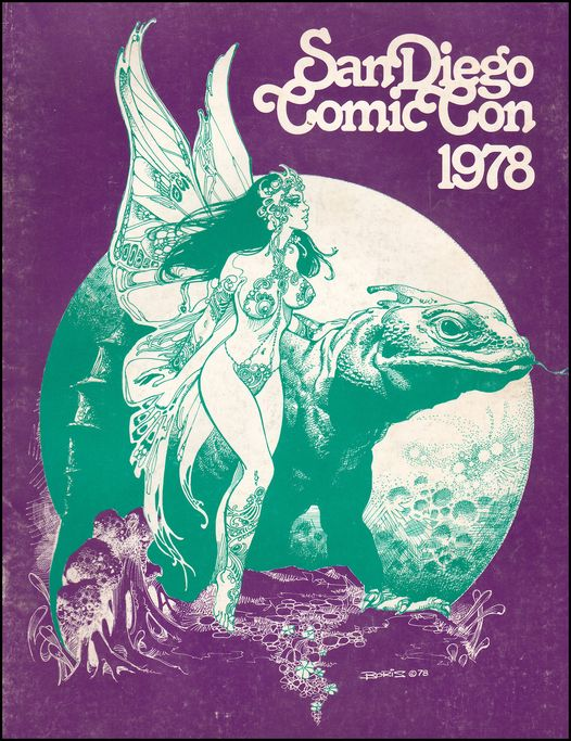 San Diego Comic Con Program 1978. Cover art by Boris Vallejo.