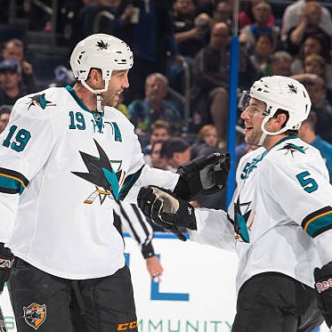 sjsharkshistory's tweet image. Joe Thornton and Jason Demers, clothed or unclothed? 

#SJSharks #ClothesOptional
