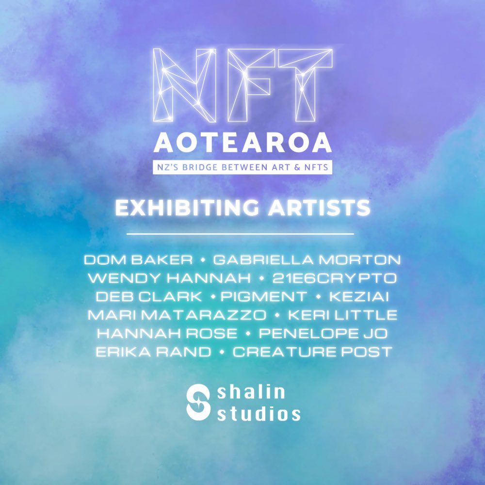 NFT_AOTEAROA's tweet image. 🥝 The kiwis are coming to Miami!! Bringing fresh new art all the way from Aotearoa/New Zealand! 

You’ll see digital AND physical art in the lofty space of Crysp Studio near the Arts District in Wynwood, Miami. 

Sponsored by @UncleShalin 

Link below to RSVP to the event…