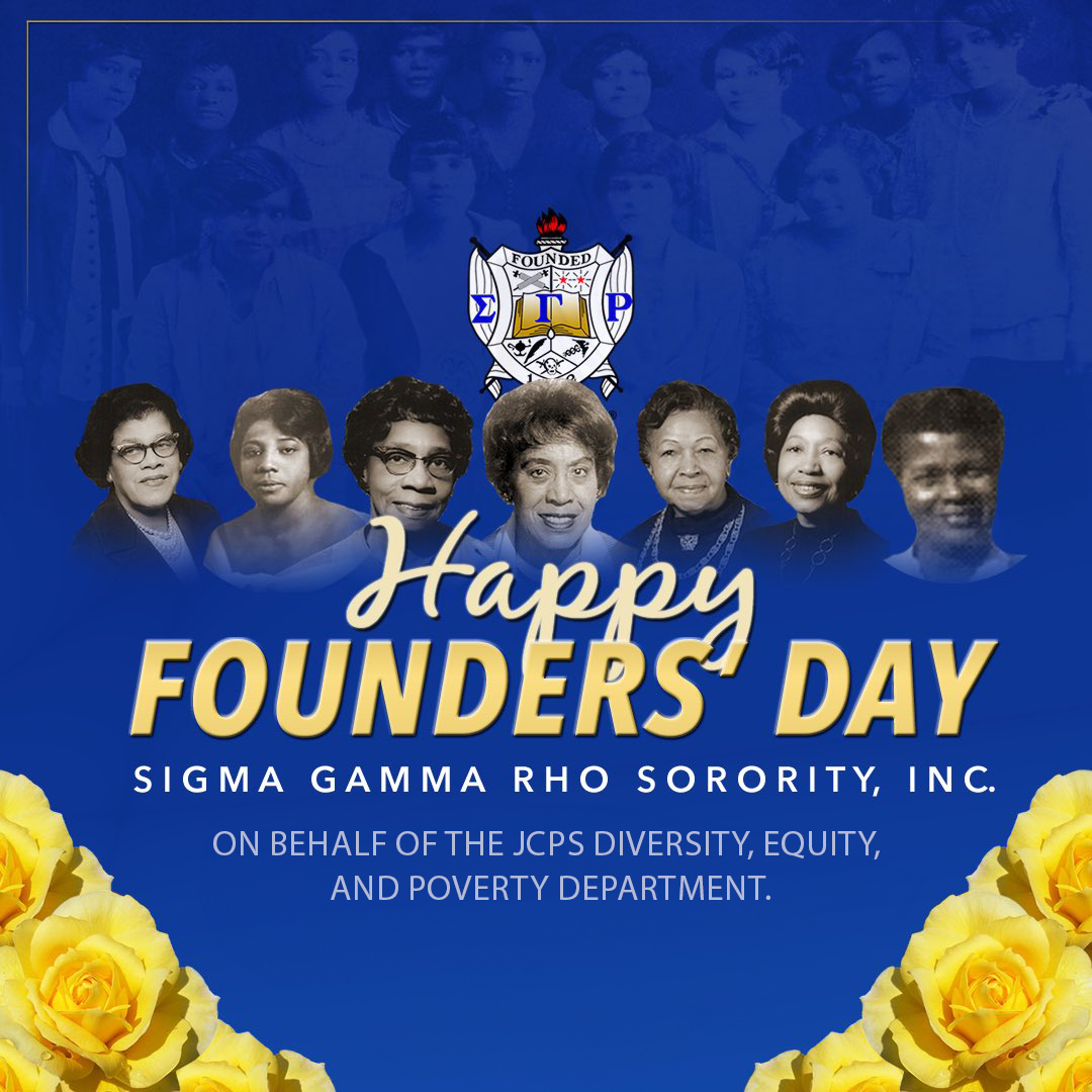 DEP wishes the ladies of Sigma Gamma Rho Sorority, Inc. a Happy Founders’ Day!