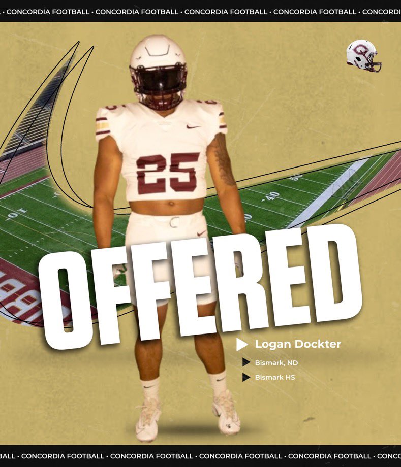 Logan Dockter (@logan_dockter20) on Twitter photo After a game visit and talk with <a href="/CoachBakk/">Coach Bakken</a> I am extremely grateful to say that I have received my first collegiate offer to play at the next level at Concordia! <a href="/Cobber_Football/">Cobber Football</a> After a game visit and talk with <a href="/CoachBakk/">Coach Bakken</a> I am extremely grateful to say that I have received my first collegiate offer to play at the next level at Concordia! <a href="/Cobber_Football/">Cobber Football</a>