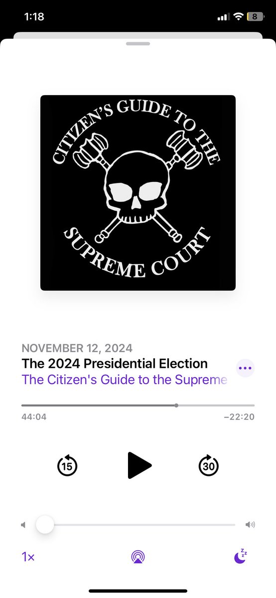 CitizenSCOTUS's tweet photo. New episode. There was a technical issue this morning that has been fixed. https://t.co/UjlwY2pD2W
