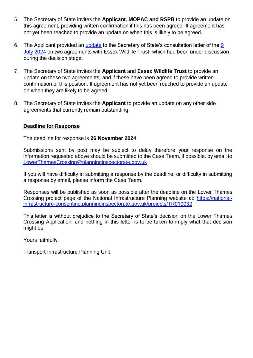 SCP_Hughes's tweet image. Aficionados of English planning will remember the Lower Thames Crossing, the hypothetical tunnel whose planning and consultation process has already cost £300 million. Today, DfT took the bold step of beginning... a seventh round of consultation.