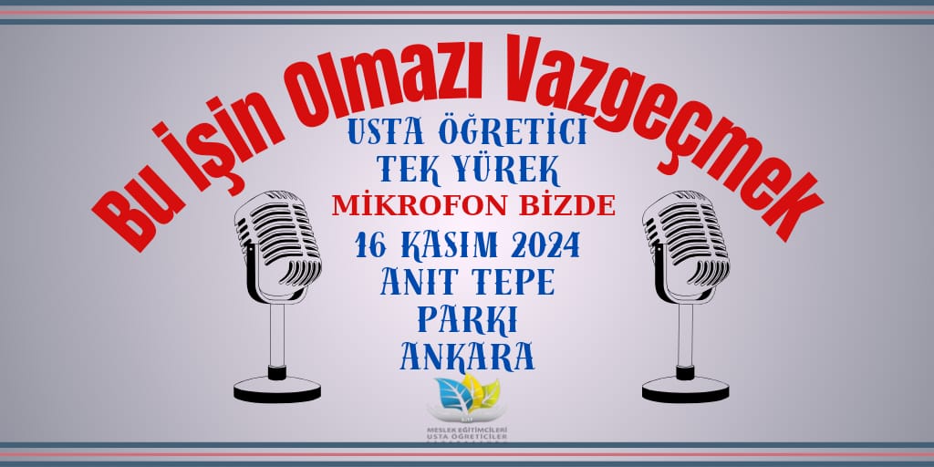 <a href="/meusfed6/">Ustaöğreticiler Federasyonu</a> <a href="/ShowTV/">Show TV</a> <a href="/KanalD/">Kanal D</a> <a href="/kanal7/">Kanal 7</a> <a href="/ulusalkanal/">Ulusal Kanal</a> <a href="/AtvHaberTurkiye/">Atv Haber</a> <a href="/nowhaber/">NOW HABER</a> <a href="/trthaber/">TRT HABER</a> <a href="/trt1/">TRT 1</a> <a href="/tv5televizyonu/">TV5</a> <a href="/halktvcomtr/">Halk TV</a> <a href="/tgrthabertv/">TGRT HABER</a> <a href="/startv/">STAR TV</a> <a href="/cnnturk/">CNN TÜRK</a> <a href="/ahaber/">A Haber</a> <a href="/HaberturkTV/">Habertürk TV</a> #16KasımANKARAdayız
100 bin Usta ankarada
@showTv
<a href="/KanalD/">Kanal D</a>
<a href="/kanal7/">Kanal 7</a>
<a href="/ulusalkanal/">Ulusal Kanal</a>
<a href="/AtvHaberTurkiye/">Atv Haber</a>
<a href="/nowhaber/">NOW HABER</a>
<a href="/trthaber/">TRT HABER</a>
<a href="/trt1/">TRT 1</a>
<a href="/tv5televizyonu/">TV5</a>
<a href="/halktvcomtr/">Halk TV</a>
<a href="/tgrthabertv/">TGRT HABER</a>
<a href="/startv/">STAR TV</a>
<a href="/cnnturk/">CNN TÜRK</a>
<a href="/ahaber/">A Haber</a>
<a href="/HaberturkTV/">Habertürk TV</a>
<a href="/beyaztv/">BEYAZ TV</a>
<a href="/ihacomtr/">İhlas Haber Ajansı</a>
<a href="/Hurriyet/">Hürriyet.com.tr</a>
<a href="/milliyet/">milliyet.com.tr</a>