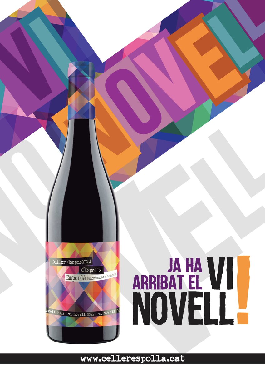 DO Empordà (@doemporda) on Twitter photo Ja tenim aquí el vi novell <a href="/CellerEspolla/">Celler Espolla</a>, el primer vi de l'anyada 2024 <a href="/DOEmporda/">DO Empordà</a>.
Un vi negre de maceració curta fermentat a temperatura controlada en dipòsits de ciment.
-
Amb la col·laboració de <a href="/gencat/">Generalitat de Catalunya</a>, Fons Europeu Agrícola de Desenvolupament Rural i @WineModeration Ja tenim aquí el vi novell <a href="/CellerEspolla/">Celler Espolla</a>, el primer vi de l'anyada 2024 <a href="/DOEmporda/">DO Empordà</a>.
Un vi negre de maceració curta fermentat a temperatura controlada en dipòsits de ciment.
-
Amb la col·laboració de <a href="/gencat/">Generalitat de Catalunya</a>, Fons Europeu Agrícola de Desenvolupament Rural i @WineModeration