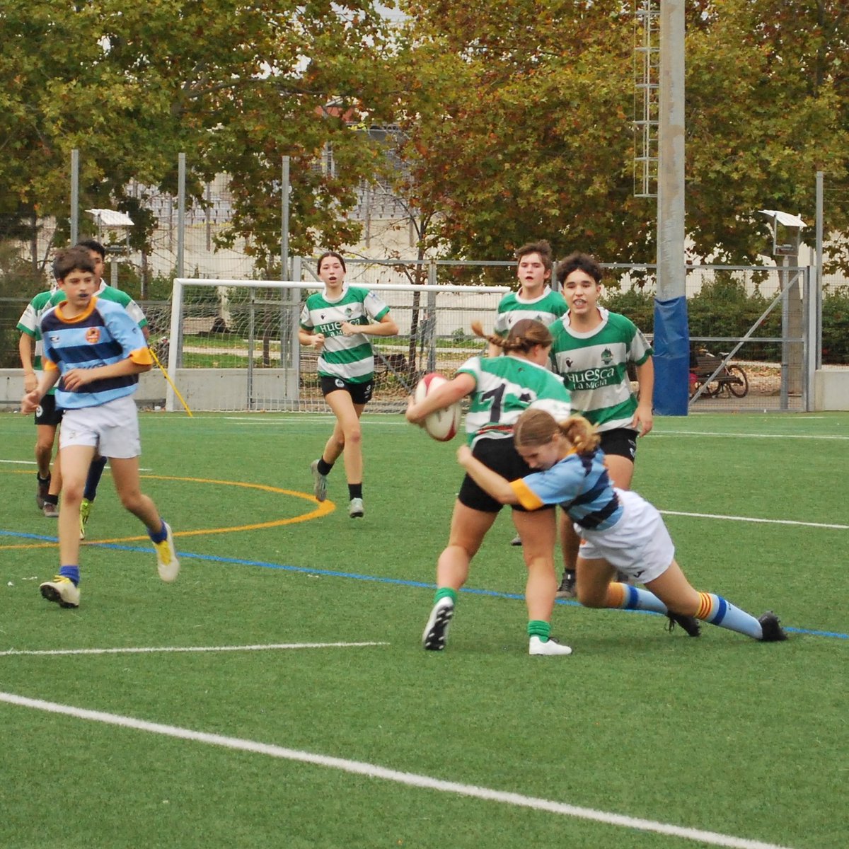 Selvng's tweet photo. 🏉 S16 desenvolupament SEL/URS Vs Quebrantahuesos

Segona jornada d'aquesta lliga de desenvolupament a dos. Dissabte passat tocava la volta com a locals a Vilanova. Una convocatòria excepcional, amb 33 jugadors i 6 absències, ens va permetre provar de tot. https://t.co/tVPPgENxd2