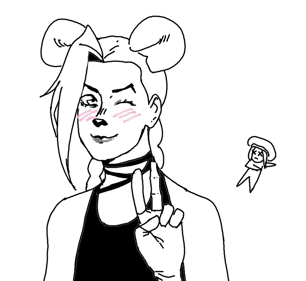 decided to make a fanart on this occasion ❤️ the jinx nation grows