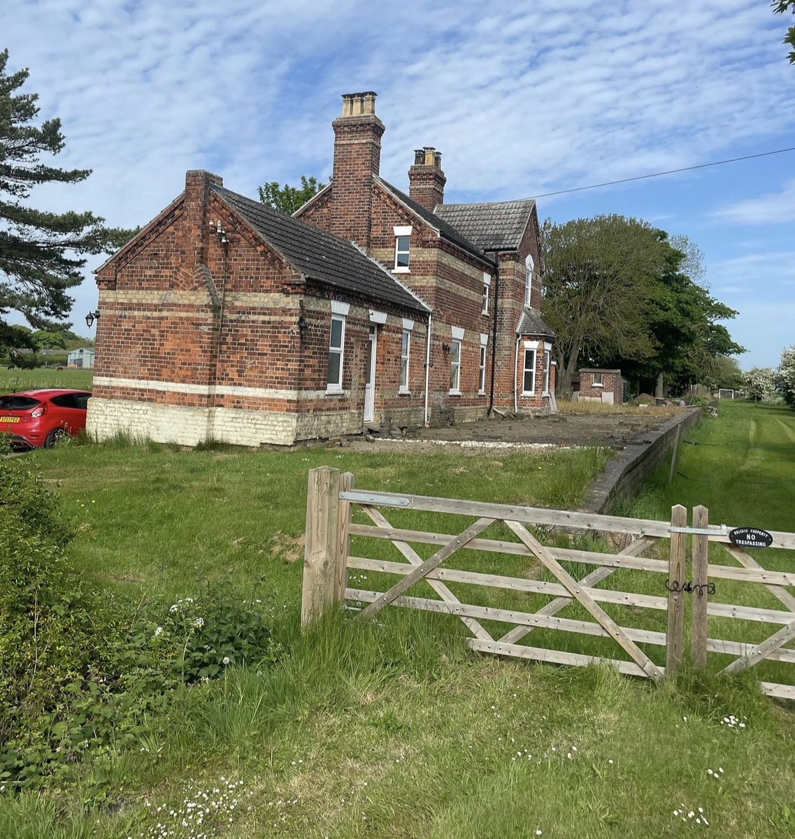 The former Theddlethorpe Station, once a part of the mablethorpe loop line.