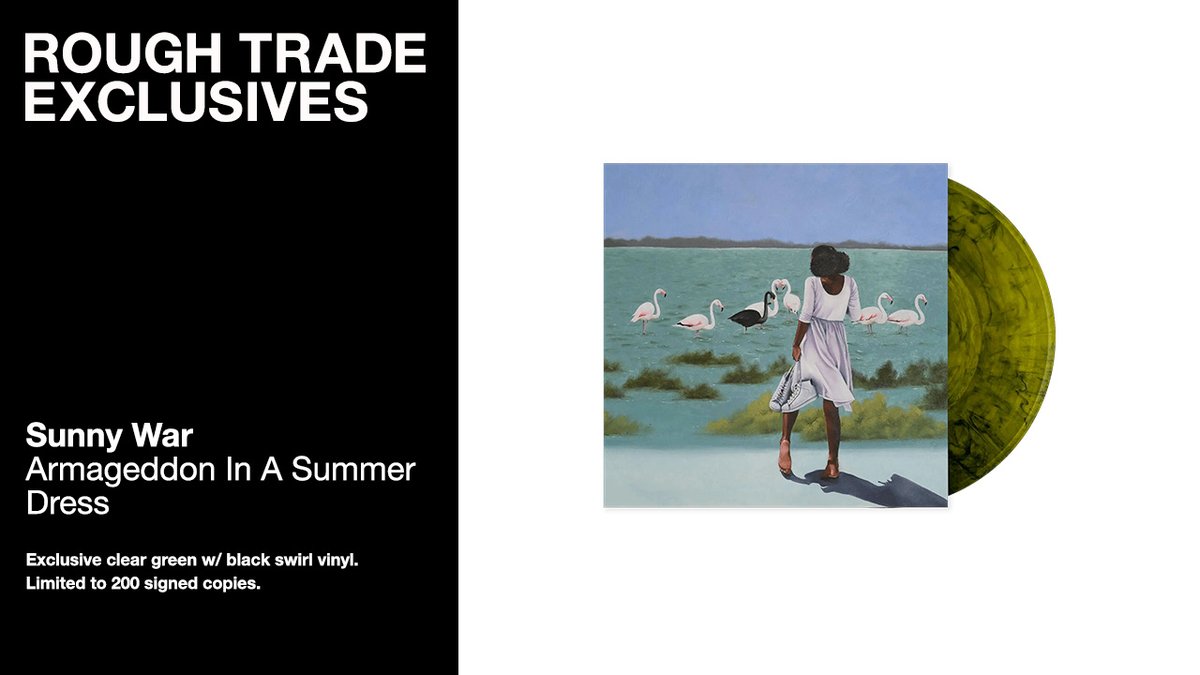 EXCLUSIVE

'Armageddon In A Summer Dress' explores themes of memory, loss, and the ghosts of past selves.

<a href="/SunnyWar/">Sunny War</a> <a href="/newwestrecords/">New West Records</a> 

Pre-order now on RT Exclusive vinyl. 
roughtrade.com/en-us/product/…