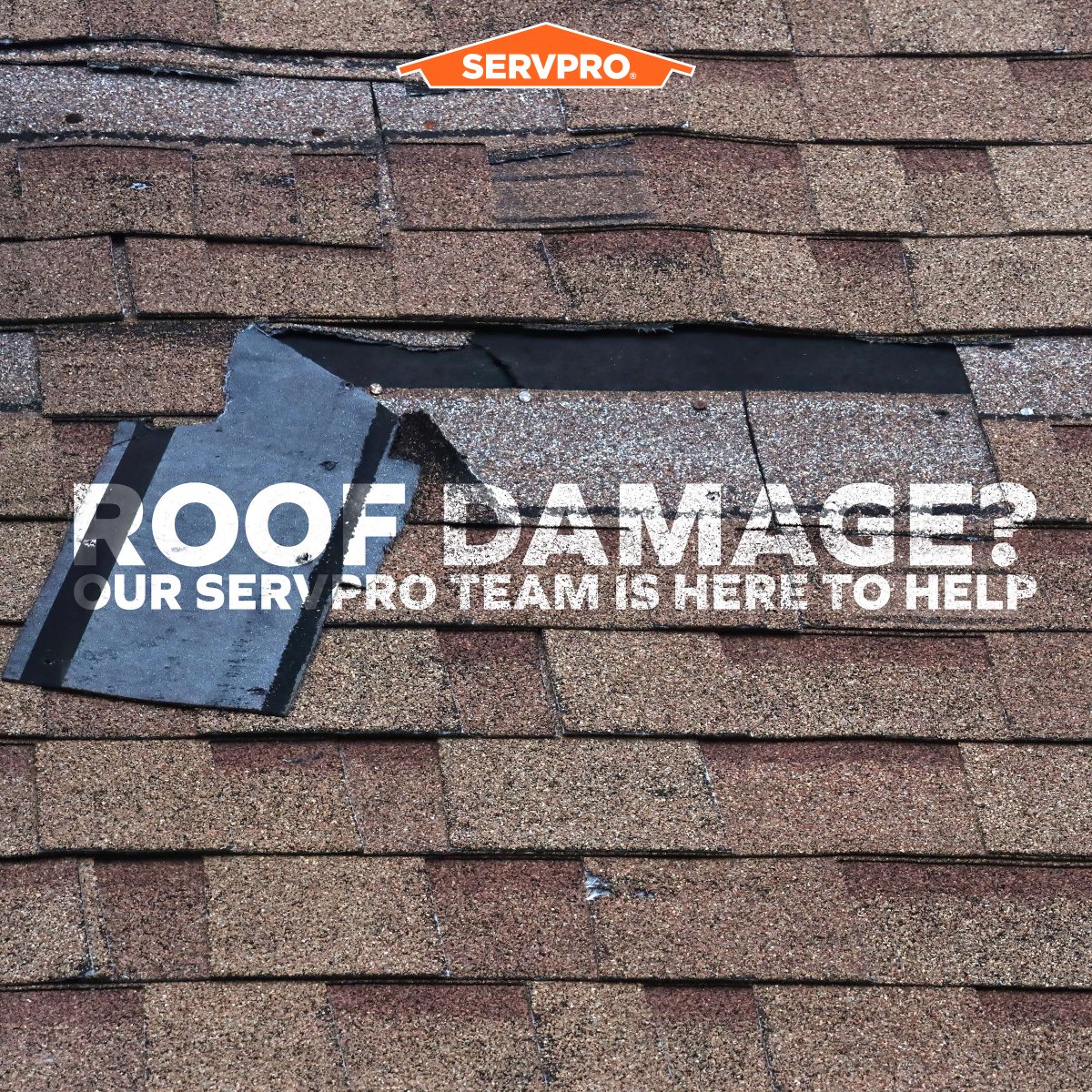 Got roof damage? SERVPRO’s roof tarping and board-up services can help protect your property from further damage while repairs are made.