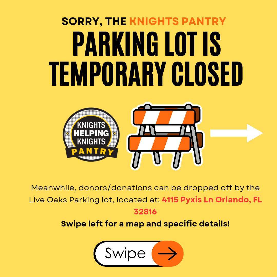 UCF Knights Helping Knights Pantry tweet media