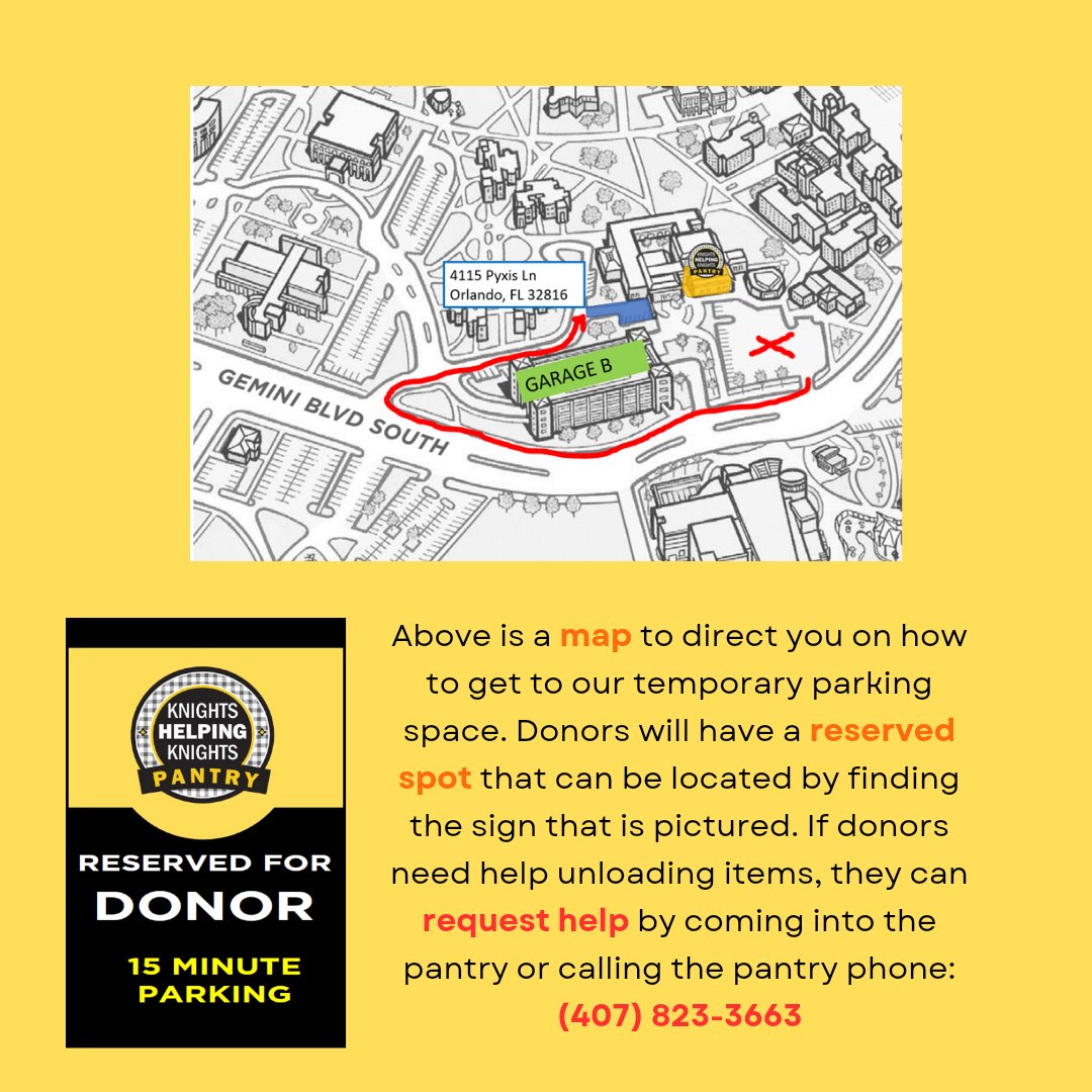 UCF Knights Helping Knights Pantry tweet media