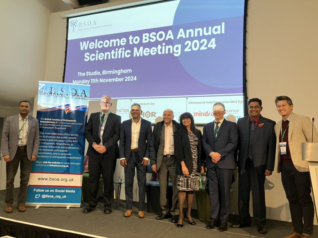 What a great 2 days <a href="/Bsoa_org_uk/">The British Society of Orthopaedic Anaesthetists</a> <a href="/Event_M_Direct/">EMD</a> Well done EJ and team 🙏