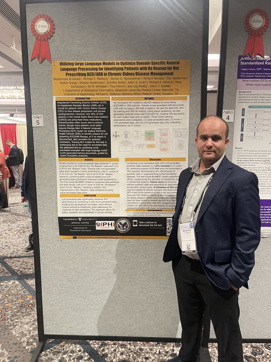 Mohammed Ali Al-Garadi (@alialgaradi) on Twitter photo Check out our poster in P05! We're excited to share our findings. @vumcdbmi <a href="/MichaelEMatheny/">Michael Matheny</a> Please stop by if you have a question ! #AMIA Check out our poster in P05! We're excited to share our findings. @vumcdbmi <a href="/MichaelEMatheny/">Michael Matheny</a> Please stop by if you have a question ! #AMIA