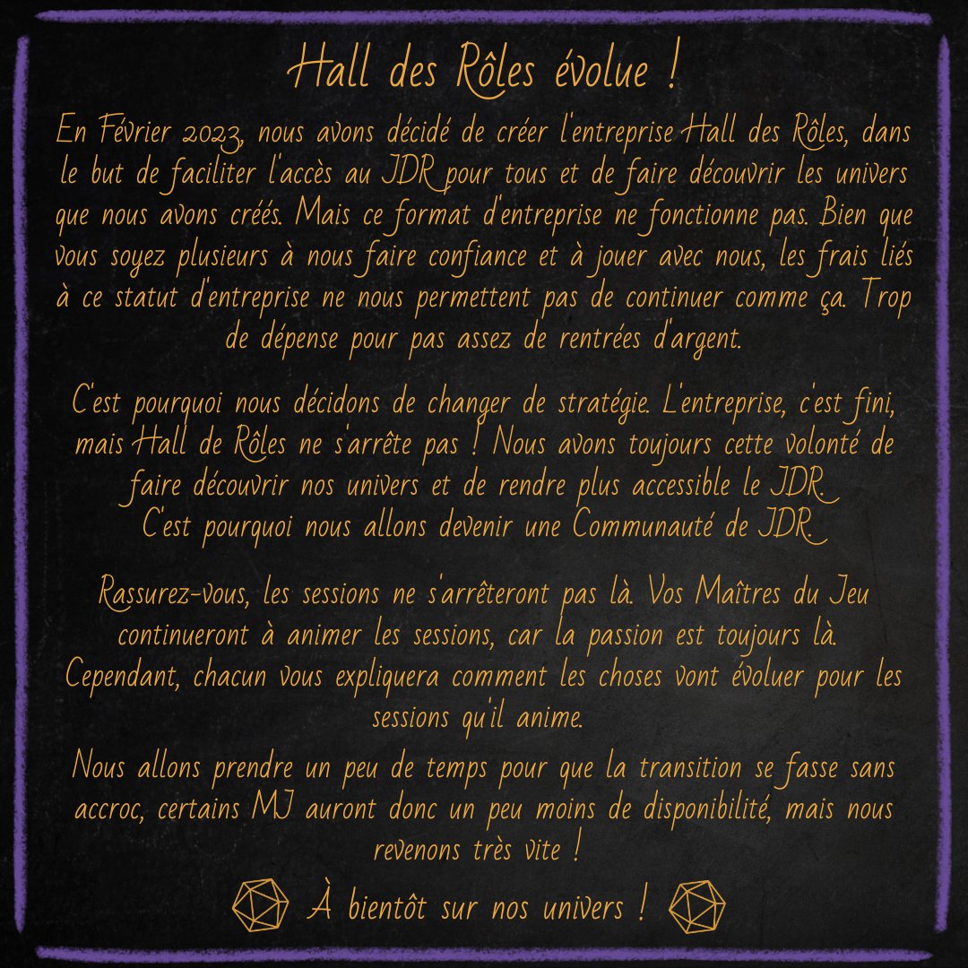 Hall des Rôles tweet media